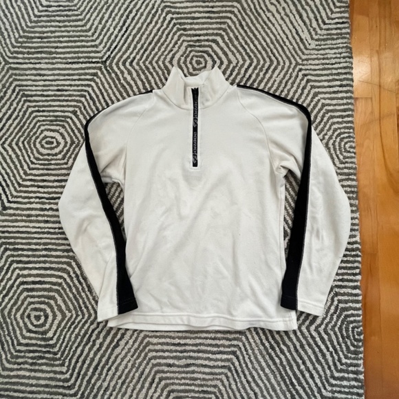 ORAGE white half zip polar light fleece - Picture 3 of 7